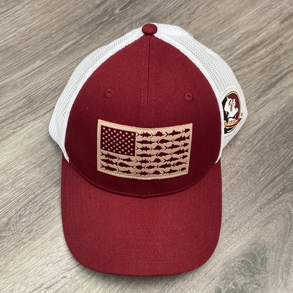 Columbia PFG mesh fish dog ball cap hat Florida State - Picture 1 of 5